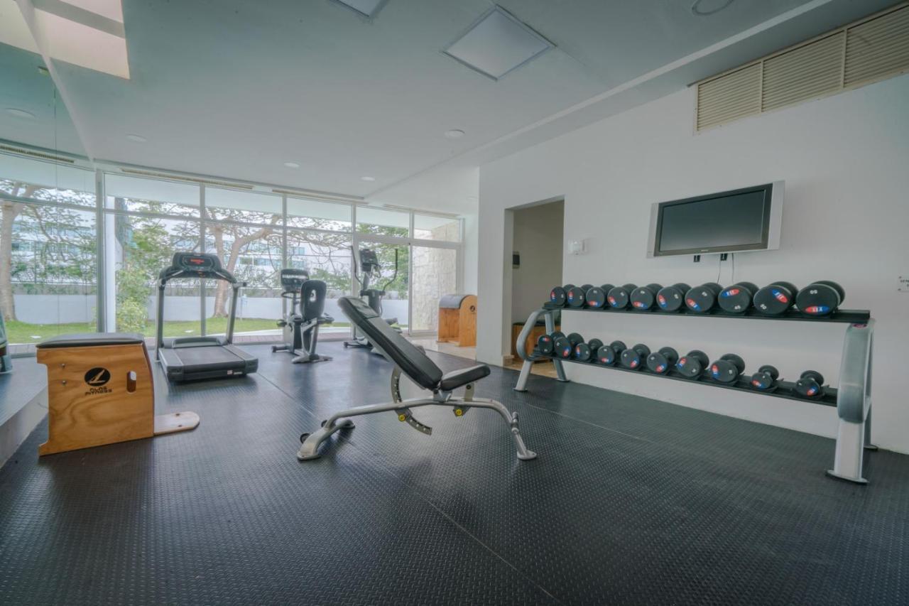 Сasa de vacaciones 2 Bedroom With Pool & Gym - At Quadra Alea - Xaman 201